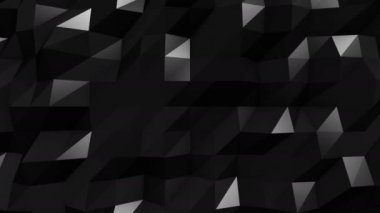 Siyah poligonal 3d arka plan