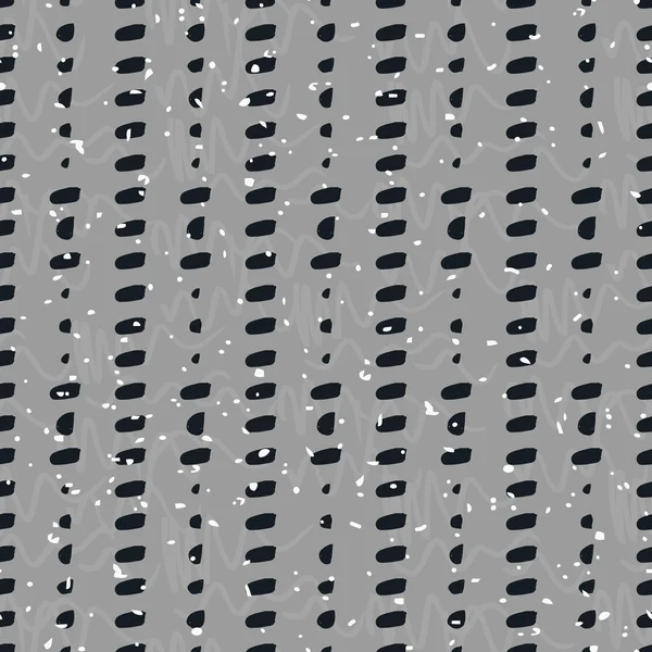 Handritade geometriska seamless mönster — Stock vektor