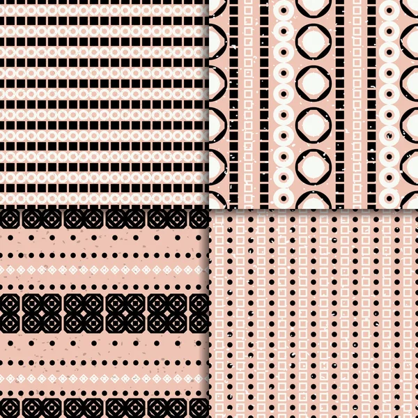 Conjunto de patrón sin costura abstracto — Archivo Imágenes Vectoriales
