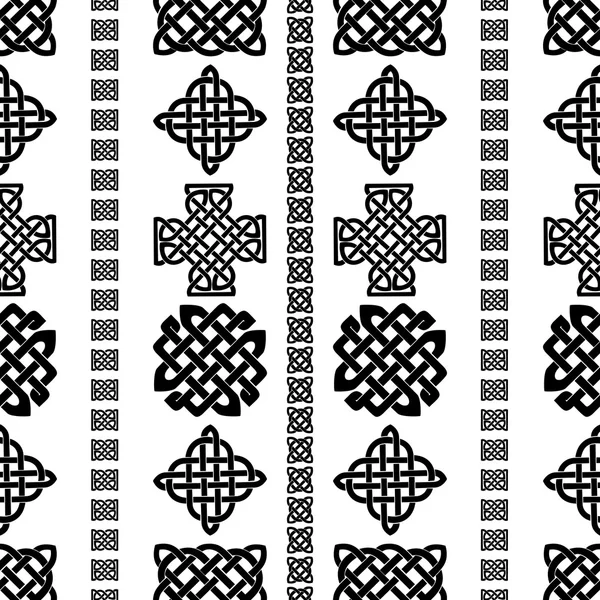 Celtic knot seamless pattern — Stock Vector