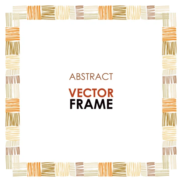 Etniska vektor ram — Stock vektor