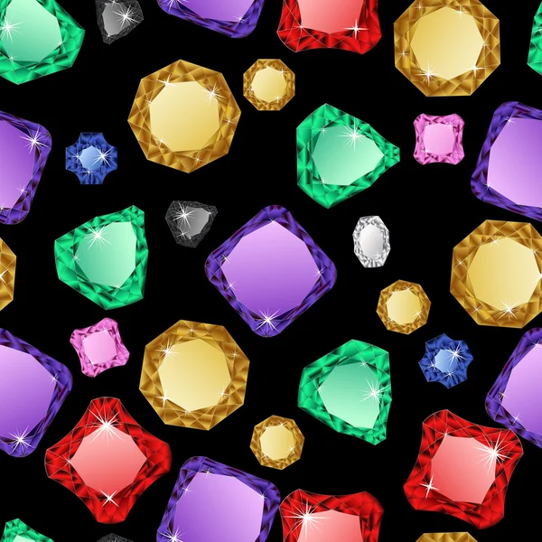 Diamants motif sans couture — Image vectorielle