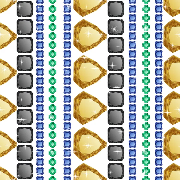 Diamantes padrão sem costura — Vetor de Stock