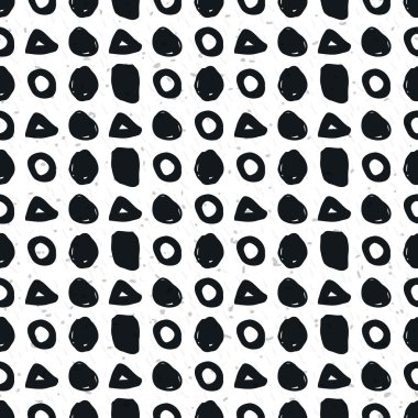 Çizilmiş geometrik seamless modeli