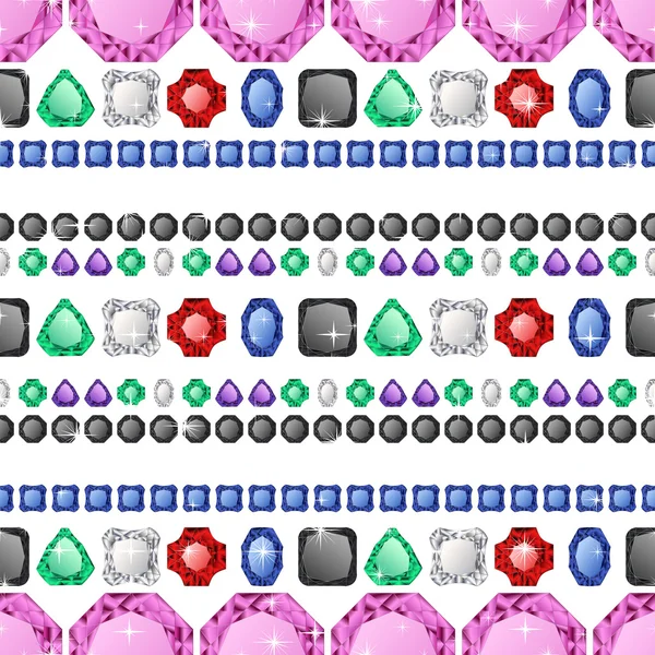 Diamants motif sans couture — Image vectorielle