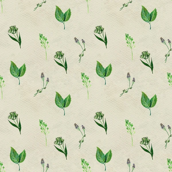 Seamless pattern with leaves — Stock Photo, Image