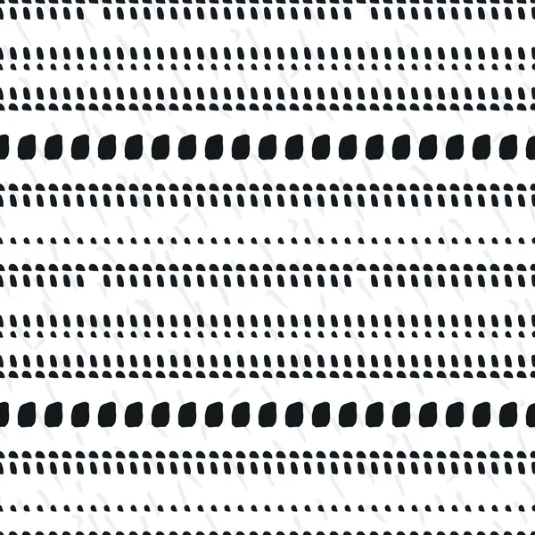 Handgezeichnetes geometrisches nahtloses Muster — Stockvektor