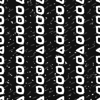 tek renkli geometrik seamless modeli