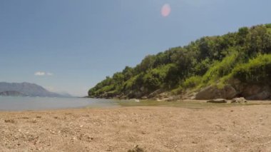 Karadağ - 29 Haziran, 2016: Jaz plaj zaman atlamalı