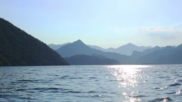 Lake Szkadari. Montenegró — Stock videók