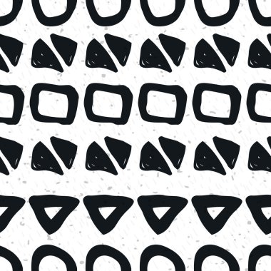 Çizilmiş geometrik seamless modeli