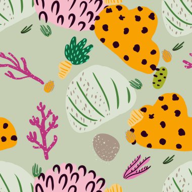 Güzel mercanları olan parlak sualtı desenleri..