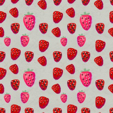 Kusursuz desenli olgun çilekli. Böğürtlen suluboya arkaplanlı el çizimi