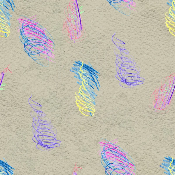 Scribble hand drawn pattern — Stock Photo, Image