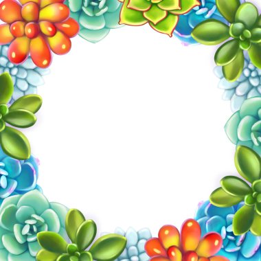 Çiçek Sınırı. Enfeksiyonlar çerçeve şeklinde düzenlenmiştir.