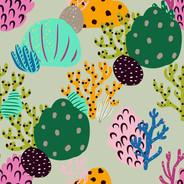 Güzel mercanları olan parlak sualtı desenleri..