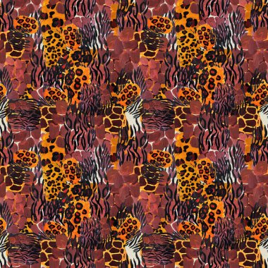 Hayvanlar kusursuz iz bırakır. Soyut arkaplan