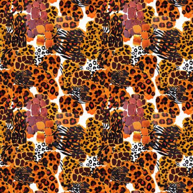 Hayvanlar kusursuz iz bırakır. Soyut arkaplan