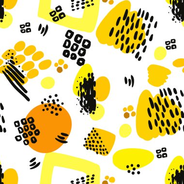 Vektör soyut arkaplanı. Kusursuz fırça izi.