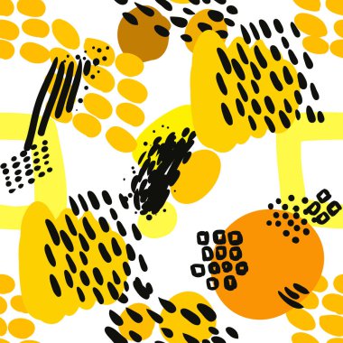 Vektör soyut arkaplanı. Kusursuz fırça izi.