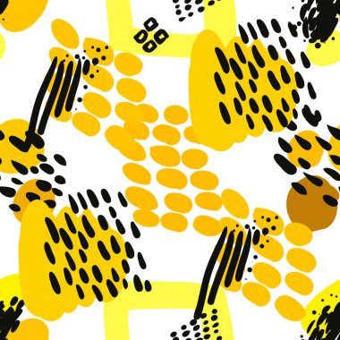 Vektör soyut arkaplanı. Kusursuz fırça izi.