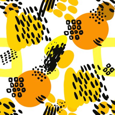 Vektör soyut arkaplanı. Kusursuz fırça izi.