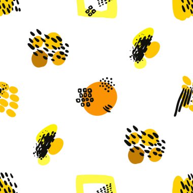 Vektör soyut arkaplanı. Kusursuz fırça izi.