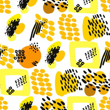 Vektör soyut arkaplanı. Kusursuz fırça izi.