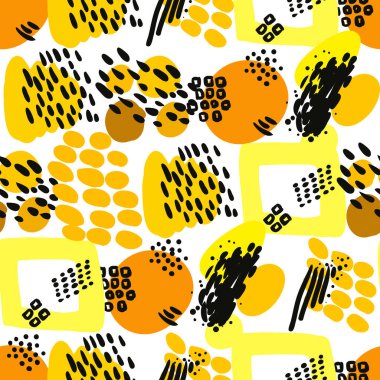 Vektör soyut arkaplanı. Kusursuz fırça izi.