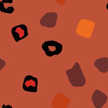 Hayvanın parmak izi vektörü kusursuz desen. Soyut arkaplan