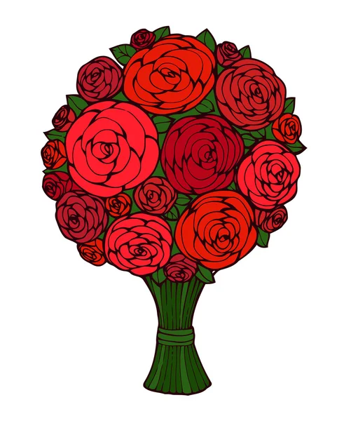 Bloemen boeket — Stockvector