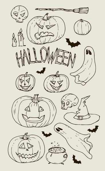 Ensemble Halloween — Image vectorielle