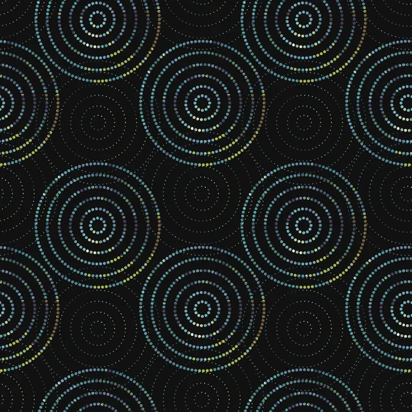 Abstrakt sömlös bakgrund av ringar — Stock vektor