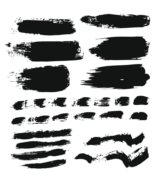 Brush strokes — Stock Vector