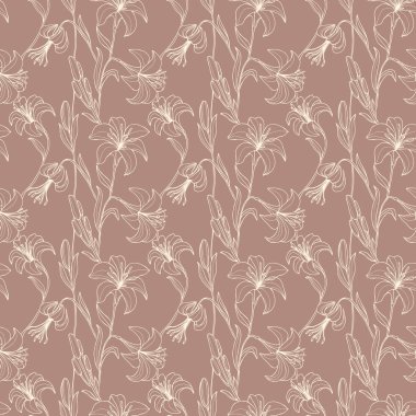 Çiçekli, kusursuz çiçek deseni.