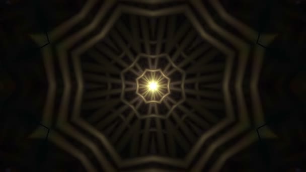 Kaleidoskop-Animation — Stockvideo