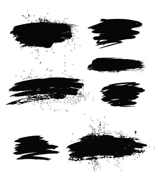 Brush strokes — Stock Vector