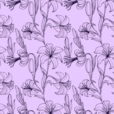 Çiçekli, kusursuz çiçek deseni.