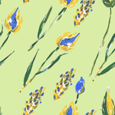 Çiçek ve kulakları ile Seamless Modeli