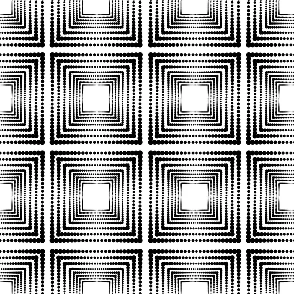 Ripetizione di piastrelle geometriche con quadrati — Vettoriale Stock