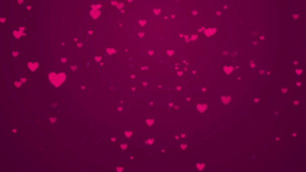 Hintergrund zum Valentinstag — Stockvideo