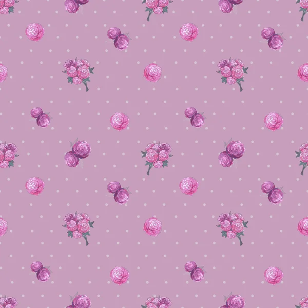 Fundo floral sem costura — Vetor de Stock