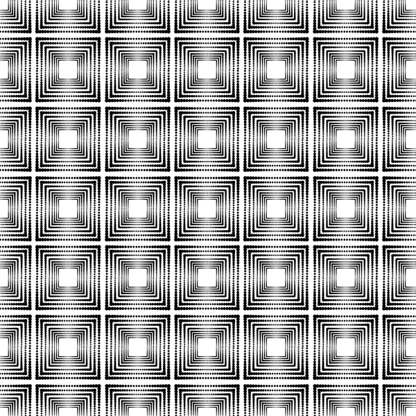 Repeating geometric tiles with squares — Stock Vector