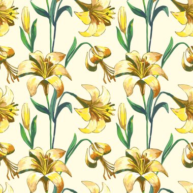 Çiçekli, kusursuz çiçek deseni.