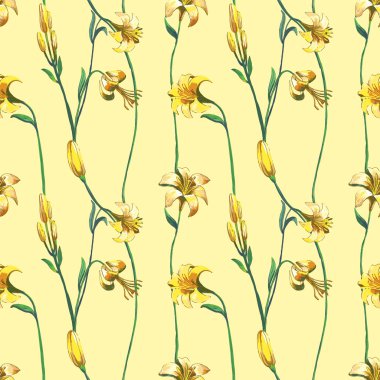 Çiçekli, kusursuz çiçek deseni.