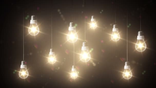 Decoración de iluminación — Vídeos de Stock
