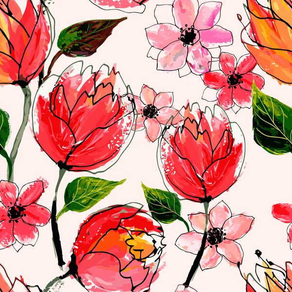 Kusursuz çiçek deseni