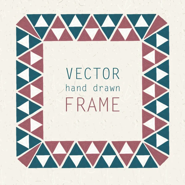 Handgetekend frame — Stockvector