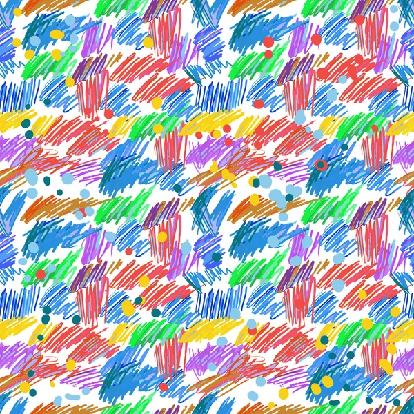 Doodle άνευ ραφής μολύβι σκαρίφημα μοτίβο — Διανυσματικό Αρχείο