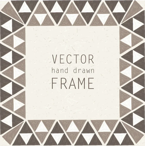 Handgetekend frame — Stockvector